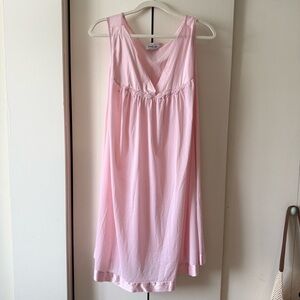 Vintage Vanity Fair Blush Pink Sleeveless Chemise Slip Dress 💝 Plus Size 2XL